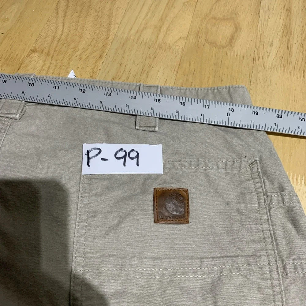 Carhartt Carpenter Pants Men's Tan‎ Khaki 40 x 32 Original Dungaree Fit